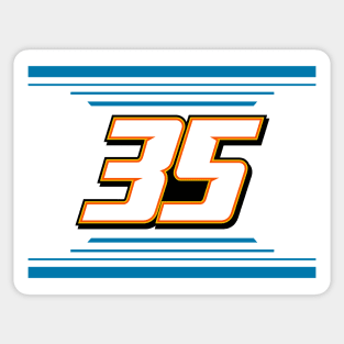 Joey Gase #35 2024 NASCAR Design Sticker